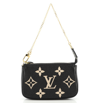 Louis Vuitton Pochette Accessoires Bicolor Monogram Empreinte Giant Mini