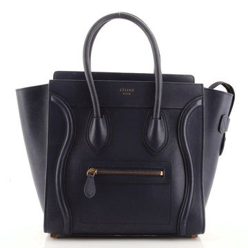 Celine Luggage Bag Smooth Leather Micro
