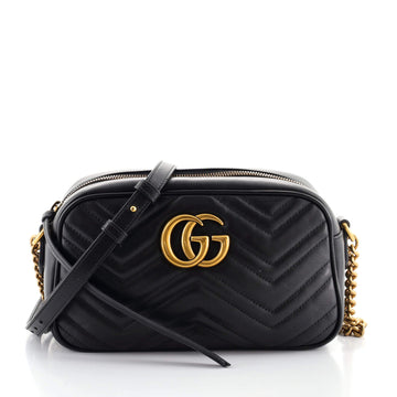 Gucci GG Marmont Shoulder Bag Matelasse Leather Small