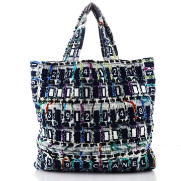 Chanel Beach Tote Printed Terry Cloth Large