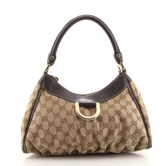 Gucci D Ring Hobo GG Canvas Small