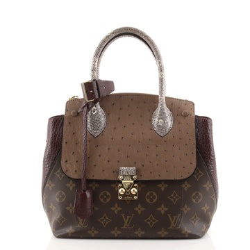 Louis Vuitton Majestueux Tote Monogram Canvas and Exotics PM