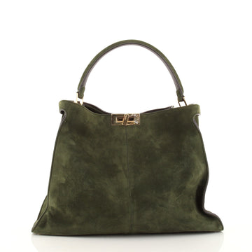 Fendi Peekaboo X-Lite Bag Suede Large