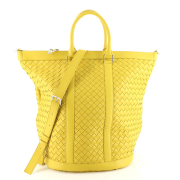 Bottega Veneta Classic Intrecciato Convertible Bag Intrecciato Leather