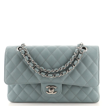 Chanel Classic Double Flap Bag Quilted Caviar Medium