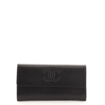Chanel Timeless CC Flap Wallet Leather Long