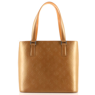 Louis Vuitton Mat Stockton Handbag Monogram Vernis