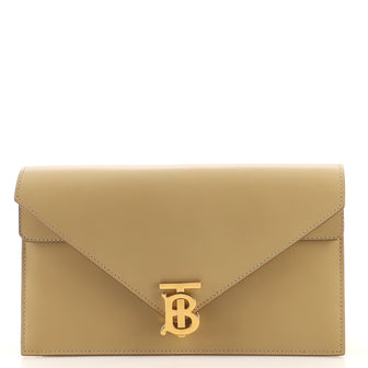 Burberry TB Envelope Clutch Leather Small