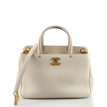 Chanel CC Lock Shopping Tote Caviar Small