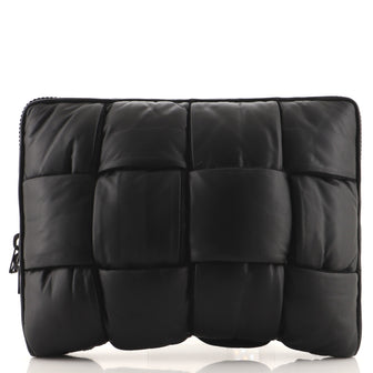 Bottega Veneta Document Case Padded Maxi Intrecciato Leather Large