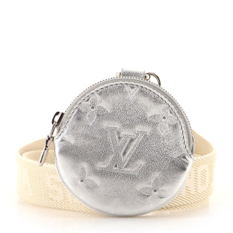 Louis Vuitton Multipochette Lanyard Key Holder in Silver