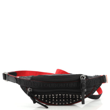 Christian Louboutin Paris NYC Waist Bag Spiked Nylon