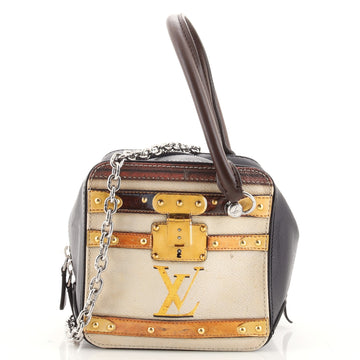 Louis Vuitton Square Bag Limited Edition Time Trunk Canvas