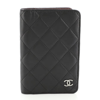 Chanel Ring Agenda Cover Quilted Lambskin Small