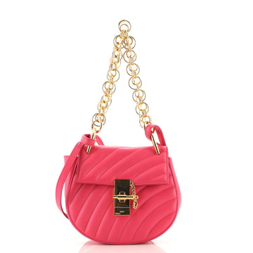 Chloe Drew Bijou Crossbody Bag Quilted Leather Mini