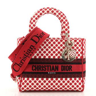 Christian Dior DiorAmour Lady D-Lite Bag Printed Canvas Medium