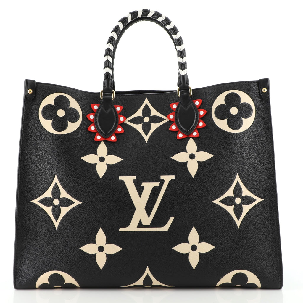 lv on the go black and white