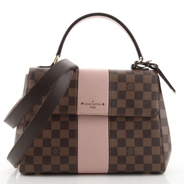 Louis Vuitton Bond Street Handbag Damier with Leather MM