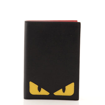 Fendi Monster Passport Cover Leather