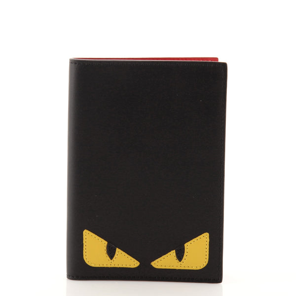 Fendi Monster Passport Cover Leather 111720
