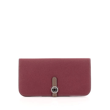 Hermes Dogon Recto Verso Wallet Leather 
