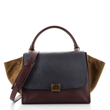 Celine Tricolor Trapeze Bag Leather Medium