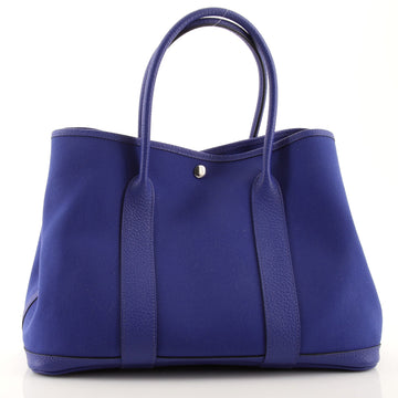 Hermes Garden Party Tote Toile and Leather 36