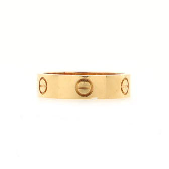 Cartier Love Wedding Band Ring 18K Yellow Gold
