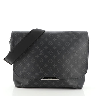 Louis Vuitton Explorer Messenger Bag Monogram Eclipse Canvas MM