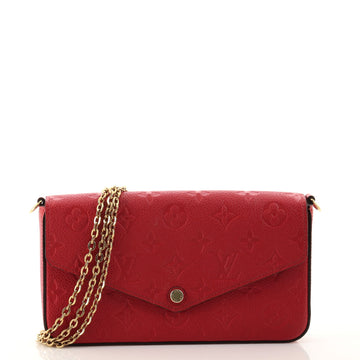Louis Vuitton Felicie Pochette Monogram Empreinte Leather
