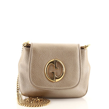 Gucci 1973 Chain Shoulder Bag Leather Small