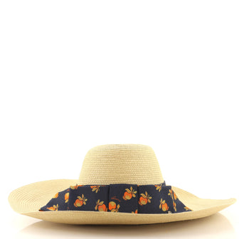 Gucci Ribbon Sun Hat Straw