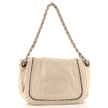Chanel Luxe Ligne Accordion Flap Bag Leather