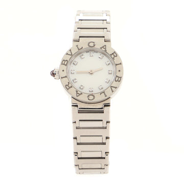 Bvlgari Bvlgari Bvlgari Quartz Watch Stainless Steel with Mother of Pearl and Diamond Markers 23