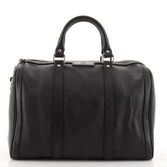 Gucci Joy Boston Bag Leather with Microguccissima Detail Medium