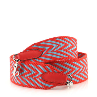 Hermes Sangle Zigzag Shoulder Strap Cavale Canvas 50