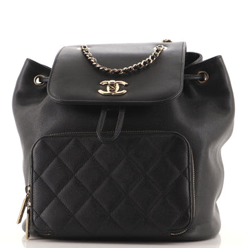 Chanel Business Affinity Backpack Caviar Small