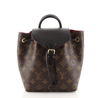 Louis Vuitton Montsouris Backpack NM Monogram Canvas with Leather BB