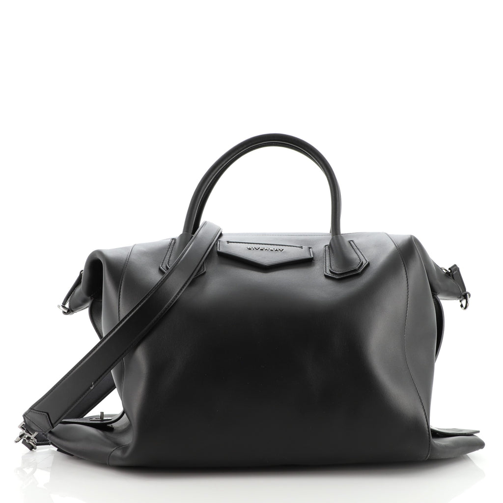 Givenchy Soft Leather Large Antigona Bag Black