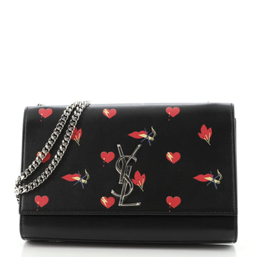 Saint Laurent Classic Monogram Crossbody Bag Printed Leather Medium