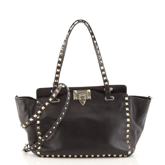 Valentino Rockstud Tote Soft Leather Small