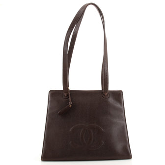 Chanel Vintage  CC Multi-Compartment Tote Caviar Large