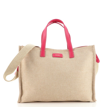 Fendi Simply Convertible Shopping Tote Canvas Medium