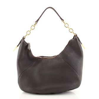 Fendi Selleria Chain Hobo Leather Medium