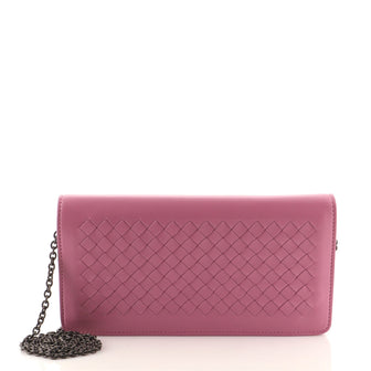 Bottega Veneta Wallet on Chain Intrecciato Nappa