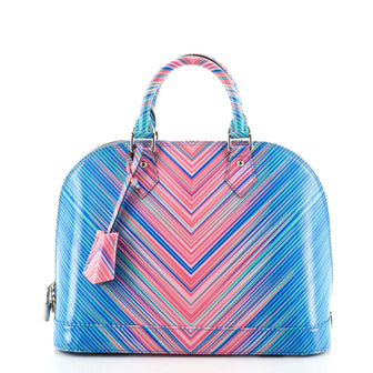 Louis Vuitton Alma Handbag Limited Edition Tropical Epi Leather PM