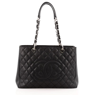 Chanel Grand Shopping Tote Quilted Caviar