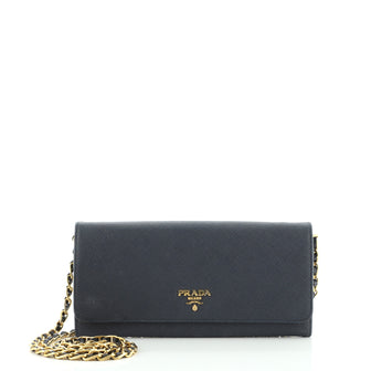 Prada Wallet on Chain Saffiano Leather