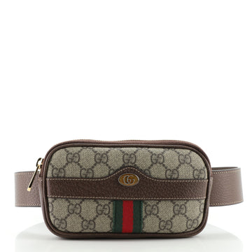 Gucci Ophidia Belt Bag GG Coated Canvas Mini