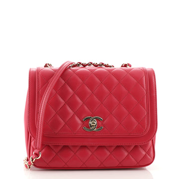 Chanel Lovely Day Square Flap Bag Quilted Lambskin Medium
